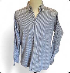 Gitman Bros. Striped Button Down Shirt 16 36 Made in USA